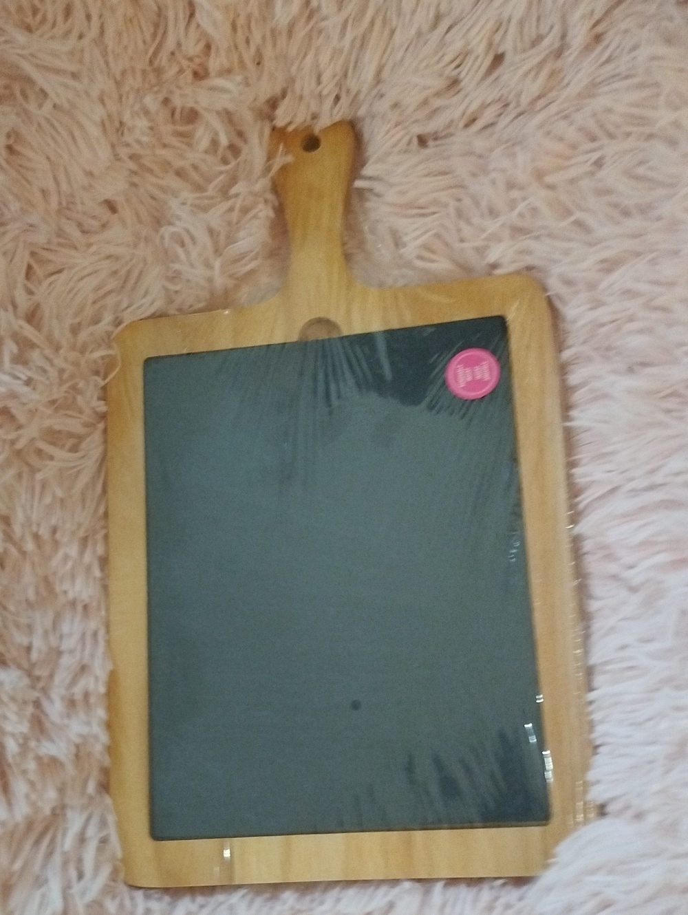Makers Market Brown Wood Frame  with Removable Black Chalk Board Slate